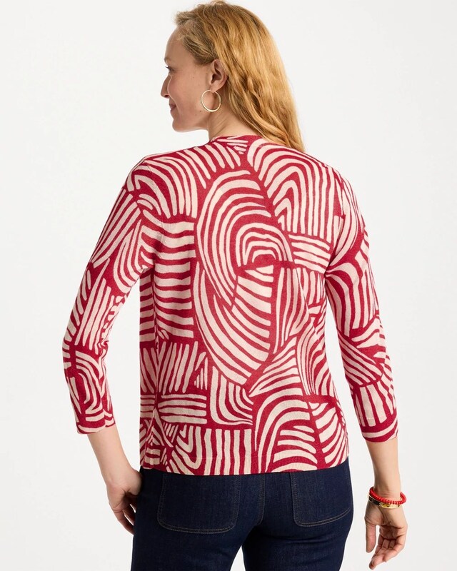 Geo Summer Romance Cardigan - image 3